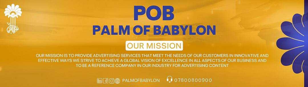 POB (Palm Of Babylon) cover